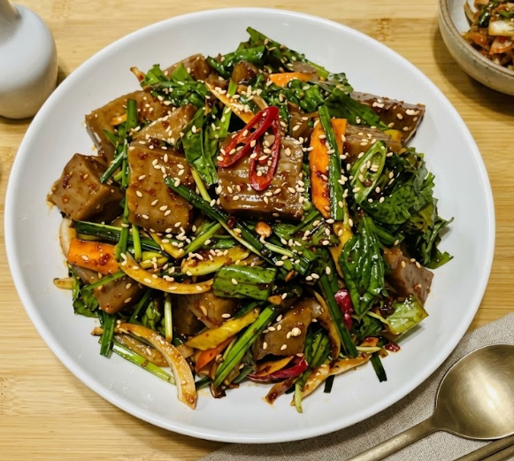 고소한 도토리묵 무침